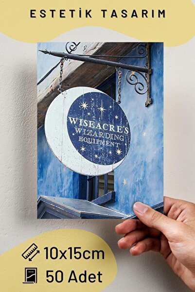 Postifull Harry Potter Poster Seti - Poster Kolaj Seti - Ravenclaw Binası - 50 Adet - 10cm*15cm - Kutulu Set