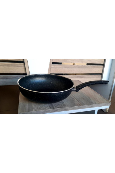 Yıldız çelik granit 26 cm wok tava