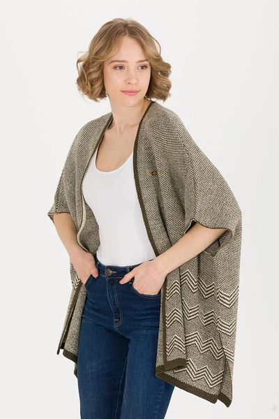 U.S. Polo Assn. ΒΑΣΗ. Polo Assn. Γυναικεία πλεκτά Poncho G082SZ0TH.000.1519058 TEKSPOR