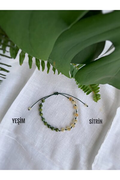 Atölye Merdiven سوار من الحجر الطبيعي بتصميم حجر اليشم والسترين للجنسين