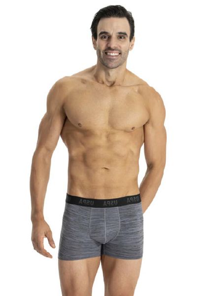U.S. Polo Assn. Αρσενικό, Αδειοδοτημένο, USPA, Μπόξερ 3 με Μπλε-Μπλε-Μπλε-Μπλε