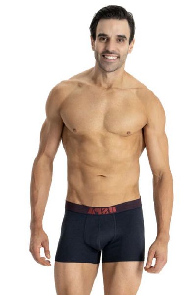 U.S. Polo Assn. Αρσενικό, Αδειοδοτημένο, USPA, Ανθρακί-Βουργουνδία-Μπλε Ναυτικό 3-Boxer