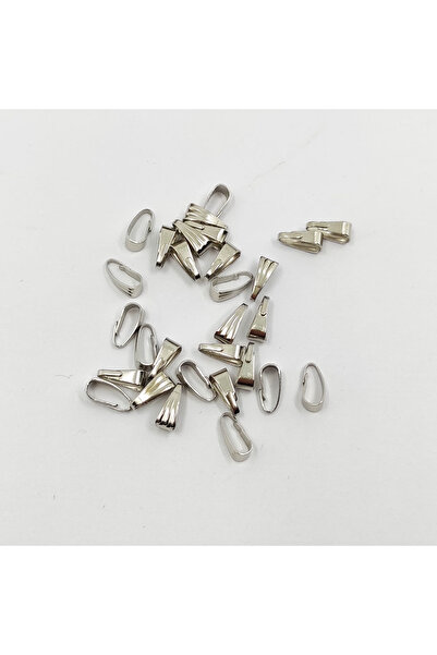 ByKolyeucum 20 Adet 8X3 MM Tepelik Kolye Ucu Takı Ara Aparat Malzeme - KLCTK0093