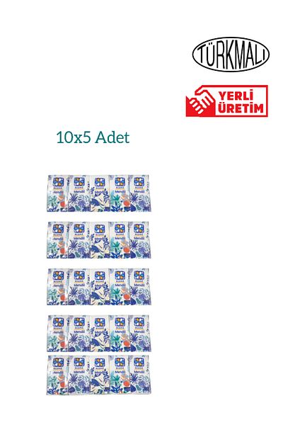 blume Classic Pocket Handkerchief 5 Pieces Pack of 10
