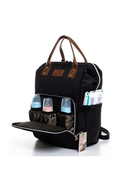 Sahra Stain Resistant Waterproof Mother Baby Care Backpack with Thermal Compartment