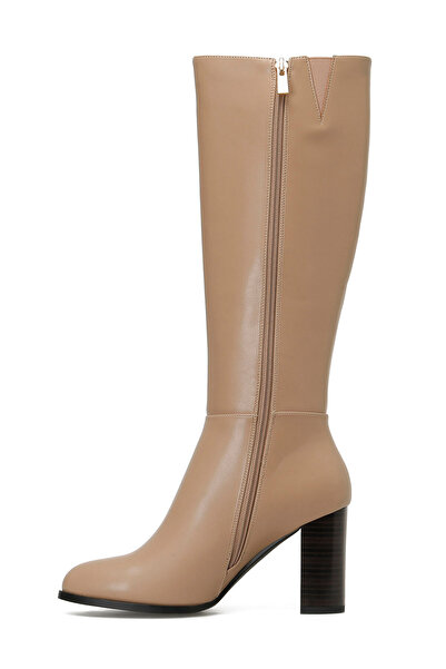 Nine West OVETTA 3PR NUDE Kadın Topuklu Çizme