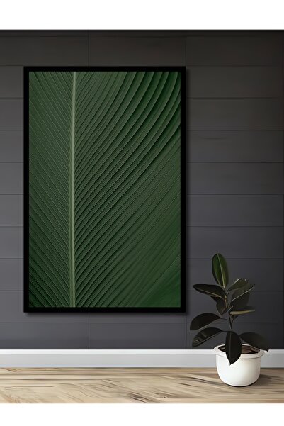 Teona Ahşap Ahşap Tablo Yaprak Baskılı,Çiçek Sanat,Modern 3 Boyutlu Çerçeve G...