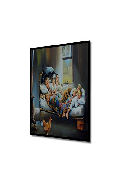 Teona Ahşap Dekoratif Mutluluğun Resmi Tablosu Ahşap Tablo Çerçeve Görünümlü Dikey Duvar Dekorasyon Tablosu