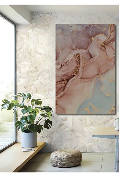 Teona Ahşap Dekoratif Dikey Modern Tasarım Duvar Tablo Ahşap Dikdörtgen Tablo