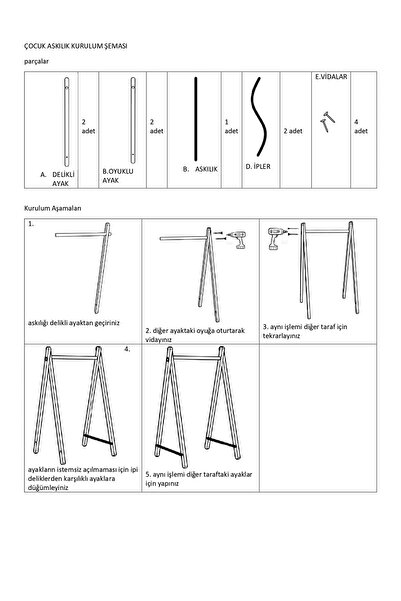 Vegüba Ahşap Bebek Egzersiz Aleti, Oyun Alanı, Ahşap Aktivite Aleti SİYAH