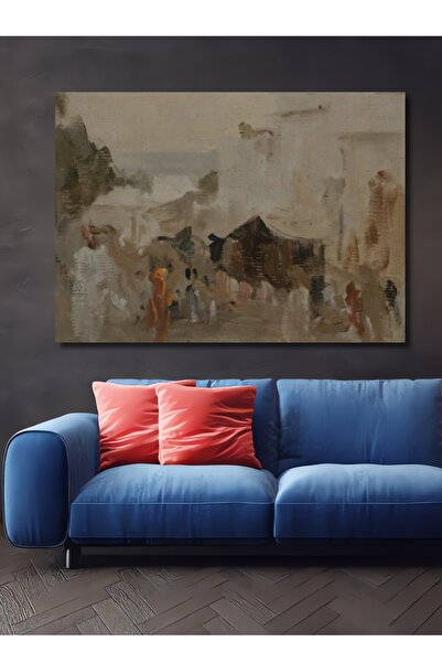 Teona Ahşap Dekoratif Vintage Poster, Ahşap Tablo, Sanatsal Baskı Şık Yatay D...