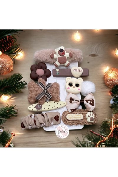 BATU GİYİM Baby girl and child buckle set