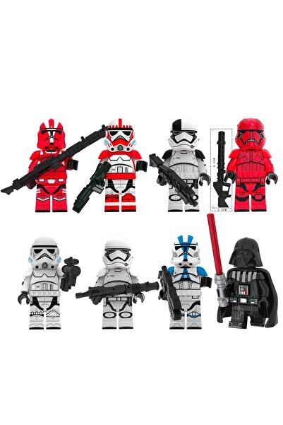 ttoysworld 8 Adet Uyumlu Yapı Taşları star wars seti
