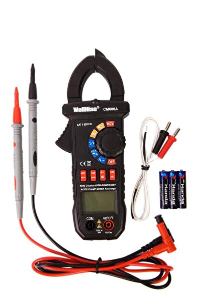 Wellhise Cm600a Ac/dc 600a Pensampermetre Ölçü Aleti 600 Amper