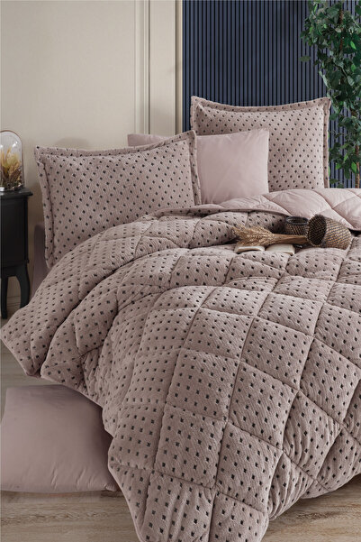 Clasy Wellsoft Jakarlı Çift Kişilik Uyku Seti Viola