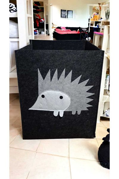 CimriKese Καλάθι παιχνιδιών και ρούχων Hedgehog Felt