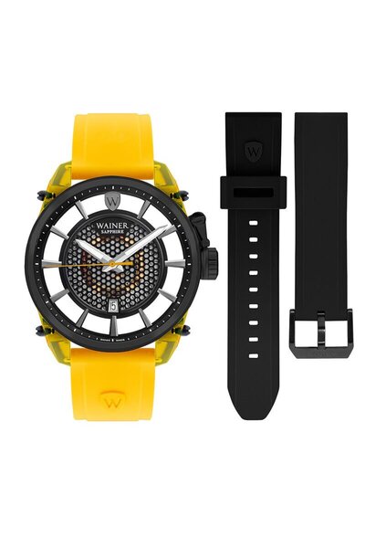 Wainer SW. WA.11200-E Swiss Made Men's Wrist Watch + Spare Cord