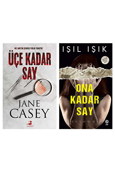 Olimpos Yayınları 2 Kitap / Üçe Kadar Say - Ona Kadar Say (Polisiye Set)