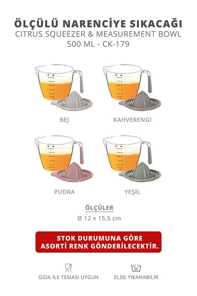 Okyanus Home Metered Citrus Juicer
