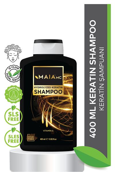 Maia mc 400 ml Keratin Hair Shampoo - KERATIN SHAMPOO