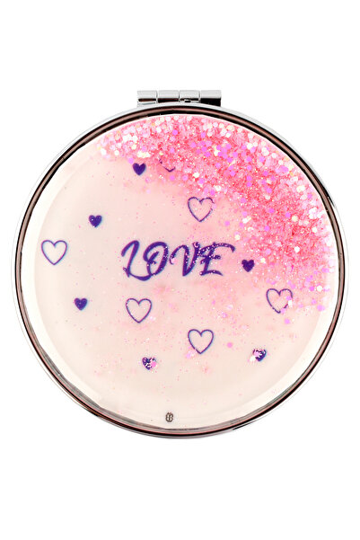 Tikatti Double Sided Love Mirror with Magnifying Glass