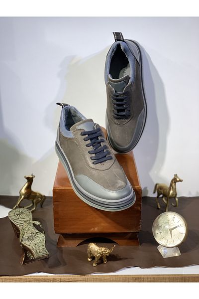 MARCOMEN 16102 Genuine Leather Marcomen Non-Slip Sole Winter Casual Men's Shoes