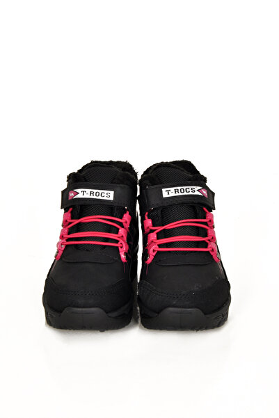 kabkabi Kız Çocuk İçi Kürklü Kaymaz Taban Kışlık Kar Botu