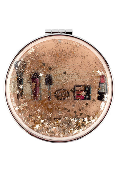 Tikatti Double Sided Girl Mirror with Magnifying Glass