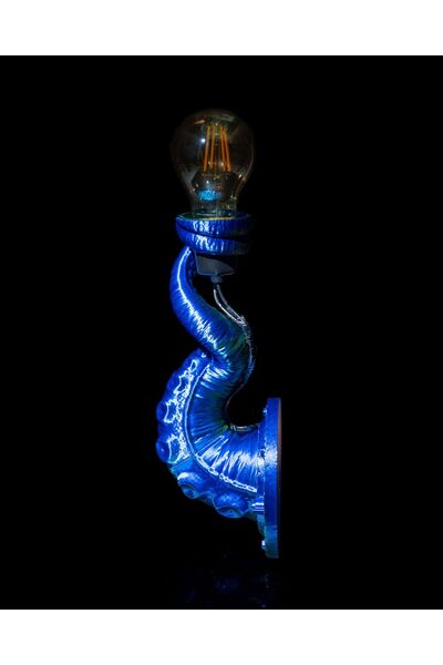 TuransoyCraft Ahtapot Kolu Aplik Kraken Duvar Lambası Sualtı Dünyası Aplik 27CM