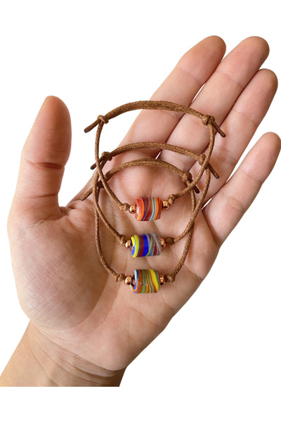 TAKI BY EKİN CAM NAZAR BONCUKLU, 3LÜ YETİŞKİN, HEDİYELİK BİLEKLİK