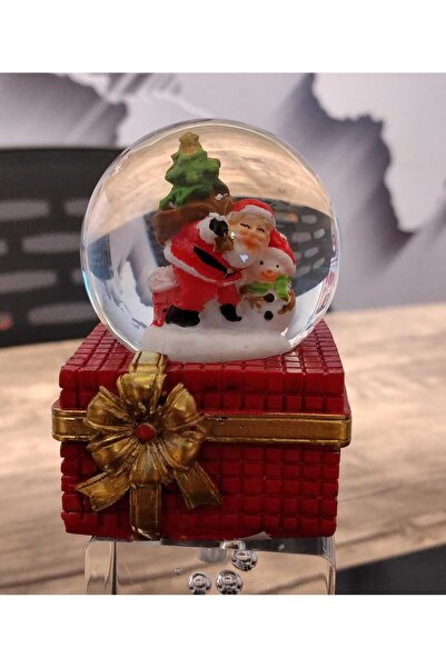 SAAY AKSESUAR Neol Baba Hediye Temalı Kar Küresi-07 7cm