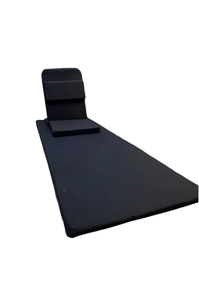 REMEGE Scaun de meditație Backjack Pernă de podea susținută + Covoraș din material textil 60 X 180