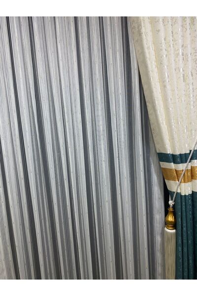 Epay Estel Model Gold / Kaliteli / Ütü İstemez Tül Perde (1,2) Seyrek Pile