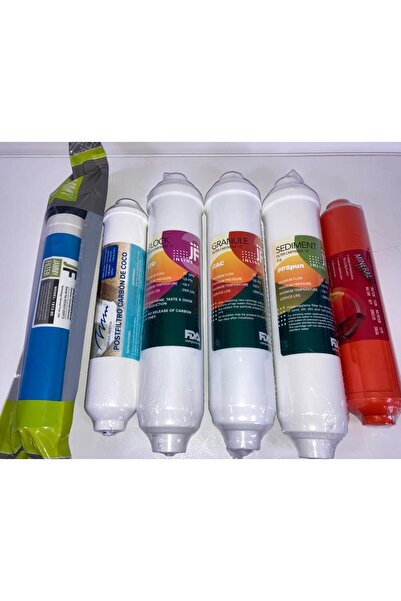 Esli Su Arıtma Filtre Seti Altılı - İnline Modeller için