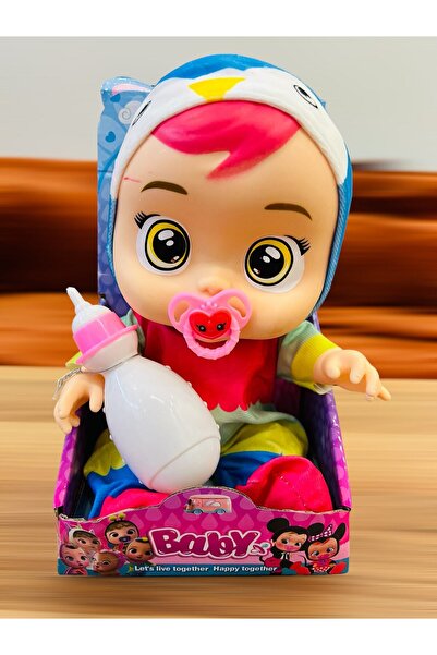 Ailenizin Oyuncakçısı Cry Babies Ağlayan Bebek Sesli Emzikli ve Biberonlu Et ...