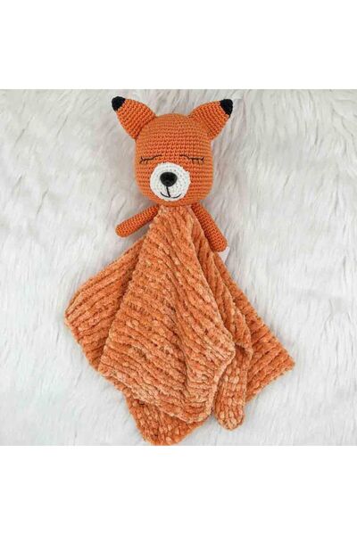 Özene Bezene Tilki Örgü Uyku Arkadaşı (Amigurumi)