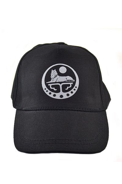 anahtarlıksepeti Chechen Borz Logo Printed Black Hat