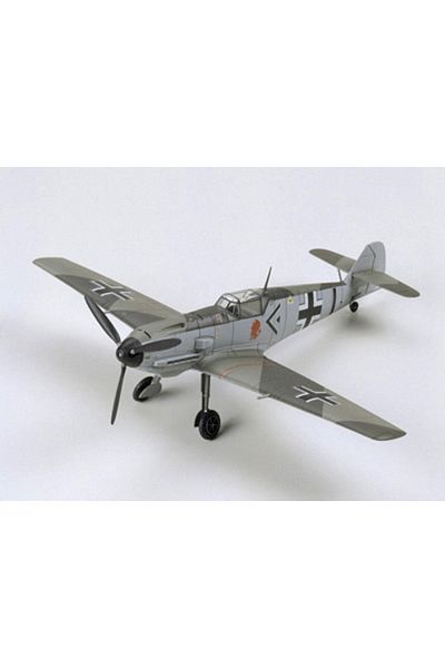 TAMIYA 1/72 Messerschmitt Bf109 E-3 Plastic Aircraft Model Kit, Disassembled Hobby Set