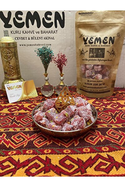 YEMEN LOKUM NARLI ÇİFTE KAVRULMUŞ BOL FISTIKLI 125 gr