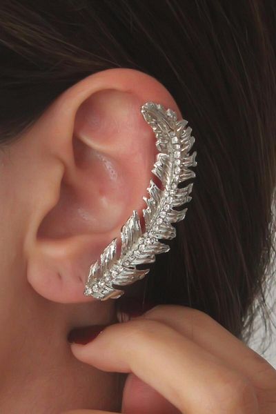 Only Vogue 2 Years Warranty Certified Steel Cartilage Earrings