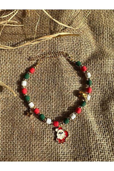 Karlay Christmas Concept Santa Claus Cat Collar Lino