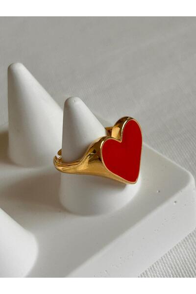 Rossetto Atelier خاتم قلب أحمر