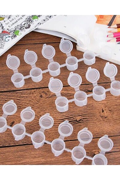 hediye hobim Plastik Boya Kutusu 12 Göz , Boncuk Kutusu , Lens Kutusu , Plast...