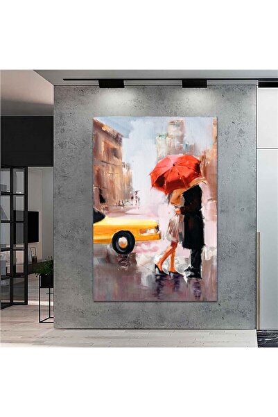 Şehzat Design Extra Dev Boyut Pariste Aşk Kanvas Tablo