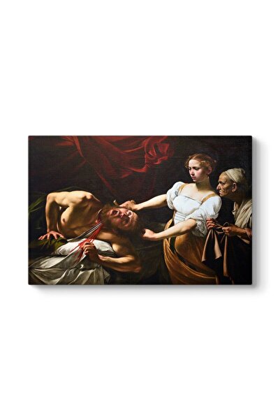 Şehzat Design Caravaggio - Judith Holofernes'in Başını Keserken Tablosu