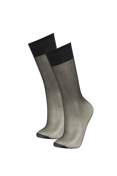 DeFacto 15 Den Fit Women's 2-Piece Below Knee Socks B5880axns