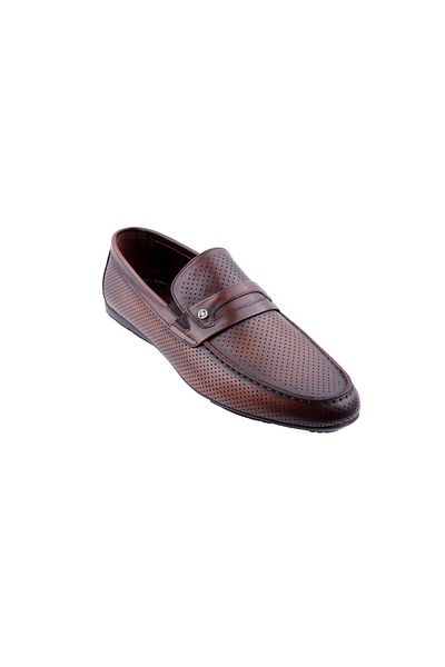 MARCOMEN 17028 A. Brown Loafer Leather Shoes