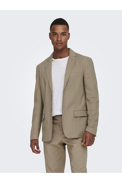 Only & Sons Klassischer Blazer ONSEVE 2BTN COT/LİN 0093 BLAZER