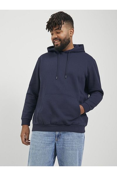 Jack & Jones Plus Kapuzenpullover Plus Einfarbig Kapuzenpullover