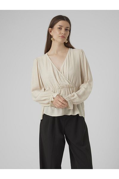 Vero Moda Top VMMAJSE LS FAKE WRAP TOP WVN EXP